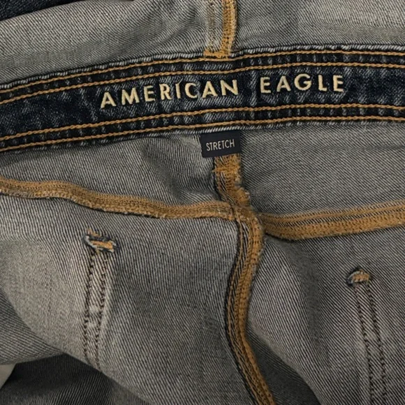American Eagle Stovepipe Women's Denim Overalls NEW! - Picture 5 of 8